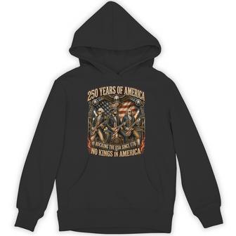 4Th Of July America No Kings Abe Lincoln Hoodie - Thegiftio UK