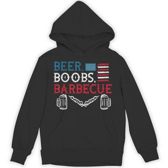 4Th July Barbecue Us Flag Bbq Patriotic Team Dad Men Hoodie - Thegiftio UK