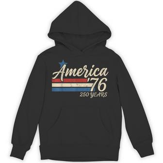 4Th Of July Usa 250 Years 1776-2026 America Flag Patriotic Hoodie - Thegiftio UK