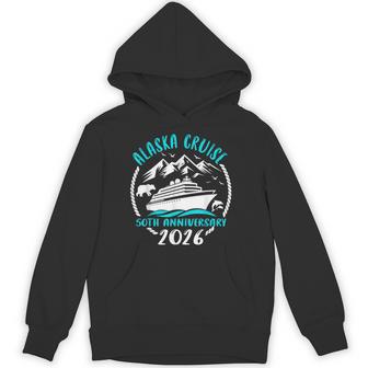 50Th Anniversary Wedding Alaska Cruise Couple Matching Hoodie - Monsterry
