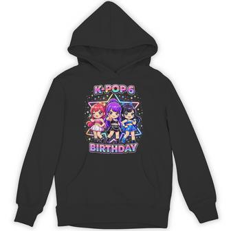 6Th Birthday K-Pop 6 Year Old Korean Music Birthday Kpop Hoodie - Thegiftio UK