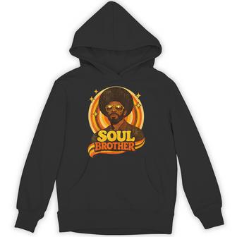 70S Funk Afro Soul Retro Vintage Soul Brother Hoodie | Seseable UK