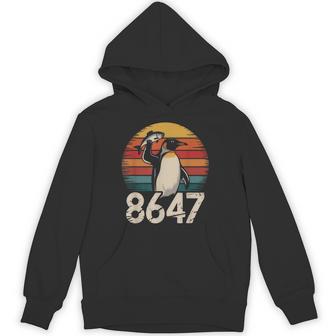 80S Vintage Penguin 86 47 Protest Retro 8647 Penguin Hoodie - Monsterry