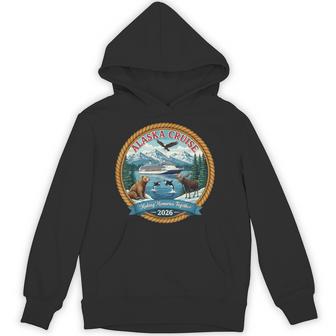 Alaska Cruise 2026 Matching Friends And Family Group Alaskan Hoodie - Thegiftio UK
