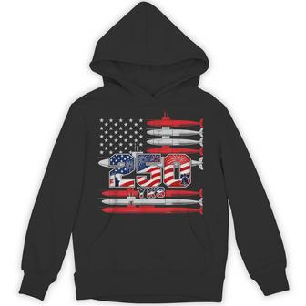 American Flag 250 Years Submarine Patriotic Celebrations Hoodie - Thegiftio UK
