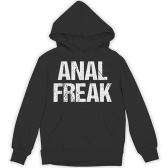 Anal Freak 面白い言葉 皮肉 かわいい クール アナルノベルティ パーカー - Kawaiitshirt
