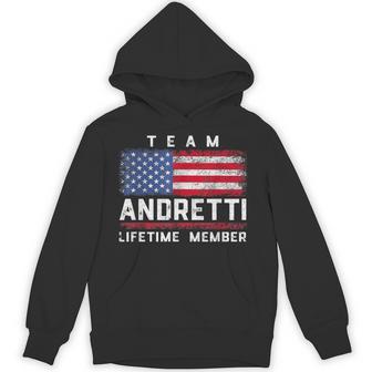 Andretti Family Name Team Andretti Lifetime Member Hoodie - Thegiftio UK