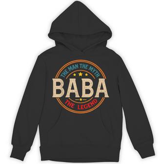 Baba The Legend The Man Baba Fathers Day Hoodie - Thegiftio UK