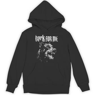 Bark For Me Dog Doberman Grunge Aesthetic Hoodie - Thegiftio UK