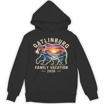 Bear Souvenir Family Vacation Tennessee Gatlinburg 2026 Hoodie - Monsterry