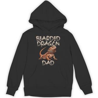 Bearded Dragon Dad Fathers Day Beardie Owner Papa Men Hoodie - Thegiftio
