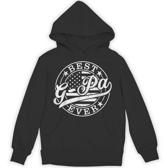 Best G-Pa Ever Father's Day American Us Flag Hoodie - Thegiftio UK