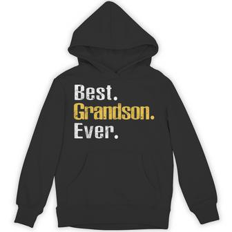 Best Grandson Ever Vintage Father's Day Hoodie - Thegiftio UK