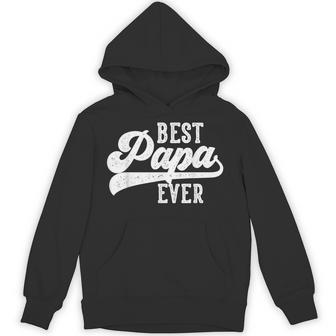 Best Papa Ever From Grandchildren Papa Birthday Hoodie | Seseable UK