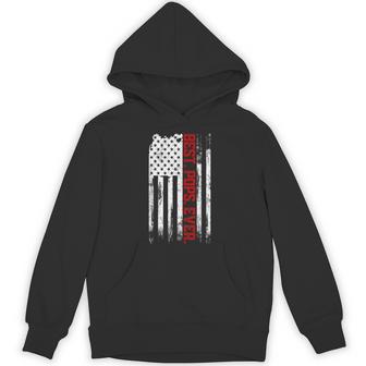Best Pops Ever American Usa Flag Father’S Day For Pops Hoodie - Thegiftio UK