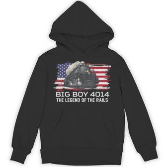 Big Boy 4014 Vintage Steam Locomotive Railroad Train Engine Hoodie - Thegiftio UK