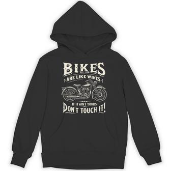 Bikes Are Like Wives 面白い オートバイ バイカー 妻 パーカー - Kawaiitshirt