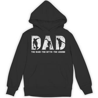 Bowling Dad The Man The Myth The Legend Father's Day Hoodie - Thegiftio UK