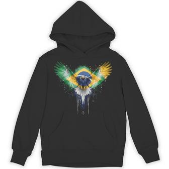 Brasil Flag Brazilian Pride Brasilian Roots Brazil Hoodie - Thegiftio UK