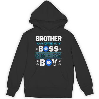 Brother Of The Birthday Boy Family Matching Party Hoodie - Thegiftio UK