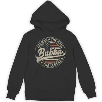 Bubba The Man The Myth The Legend Us Flag Father's Day Hoodie - Thegiftio UK