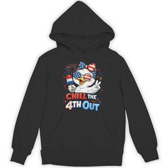 Chill The Fourth Out Cute Silly Goose Hoodie - Thegiftio UK