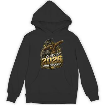 Class Of 2026 Graduation 2026 Bigfoot Dabbing Gaming Gamer Hoodie - Monsterry