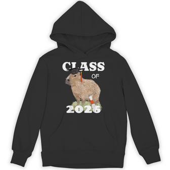 Class Of 2026 Graduation Capybara Animal Senior Graduate Hoodie - Thegiftio UK