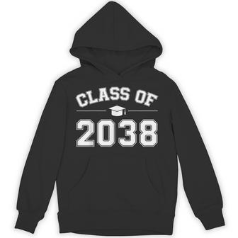 Class Of 2038 Grow With Me First Day Of School Graduation Hoodie - Monsterry