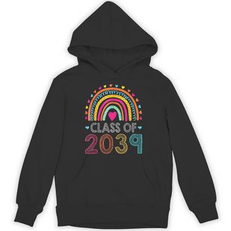 Class Of 2039 Kindergarten Pre-K Grow With Me Graduation Hoodie - Monsterry