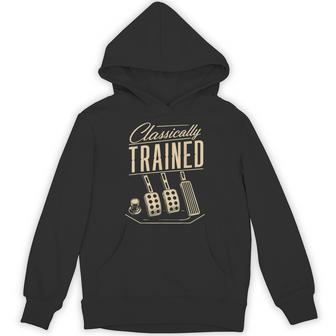 Classically Trained Manual Car Transmission Three Pedals Hoodie - Thegiftio UK
