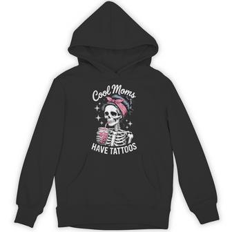 Cool Moms Have Tattoos Hoodie | Mazezy