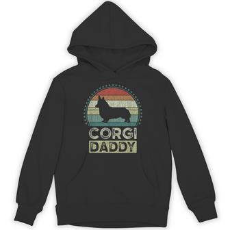 Corgi Daddy Father's Day Welsh Corgi Dad Hoodie - Thegiftio UK