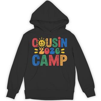 Cousin Camp 2026 Family Vacation Summer Camping Boys Kids Hoodie - Monsterry