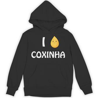 Coxinhaが大好き本物のブラジルオリジナル。 パーカー - Kawaiitshirt