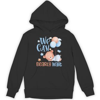 Cute We Can Bearly Wait For Gender Neutral ベビーシャワーパーティー パーカー - Kawaiitshirt