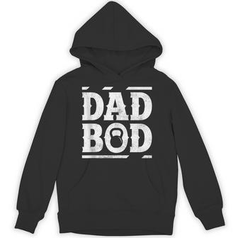 Dad Bod Kettlebell Workout Gym Dad Father's Day Hoodie - Thegiftio UK
