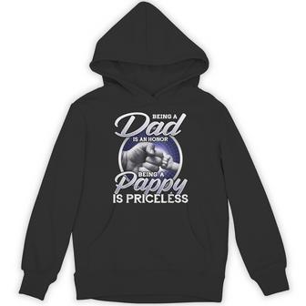 Being A Dad An Honor Being A Pappy Is Priceless Father's Day Hoodie - Thegiftio UK