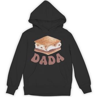 Dada S'more First Birthday Camping To Be One 1St Family Hoodie - Thegiftio UK