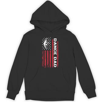 Dance Dad For Father's Day Us American Flag Dancer Mens Hoodie | Seseable UK