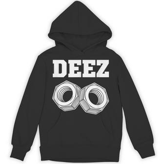 Deez Nuts Mechanical Joke Nut And Bolt Humor Hoodie - Thegiftio UK