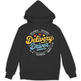 Delivery Driver Motorcycle Food Delivery Guy Courier Hoodie - Monsterry