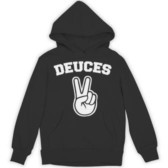 Deuces Finger Deuces 長袖tシャツ パーカー - Kawaiitshirt