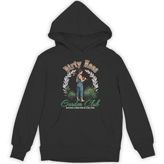 Dirty Hoes Garden Club Gardener Vintage Gardening Hoodie - Thegiftio UK