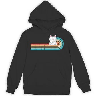 I Do What I Want ファニーキャット 中指 胸ポケット レトロ パーカー - Kawaiitshirt