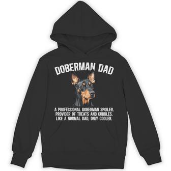 Doberman Dad Definition Doberman Pinscher Dad Hoodie - Thegiftio UK