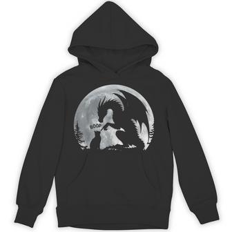 Dragon Boop Cat Under Full Moon Cute Fantasy Night Hoodie - Thegiftio UK