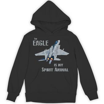 The Eagle Is Mypirit Animal F-15 戦闘機 飛行機 パーカー - Kawaiitshirt