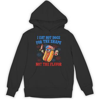 I Eat Hot Dogs For The Shape Glizzy Gobbler Hoodie - Monsterry