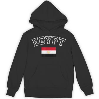 Egypt Flag Vintage Distressed Retro Heritage Hoodie - Thegiftio UK